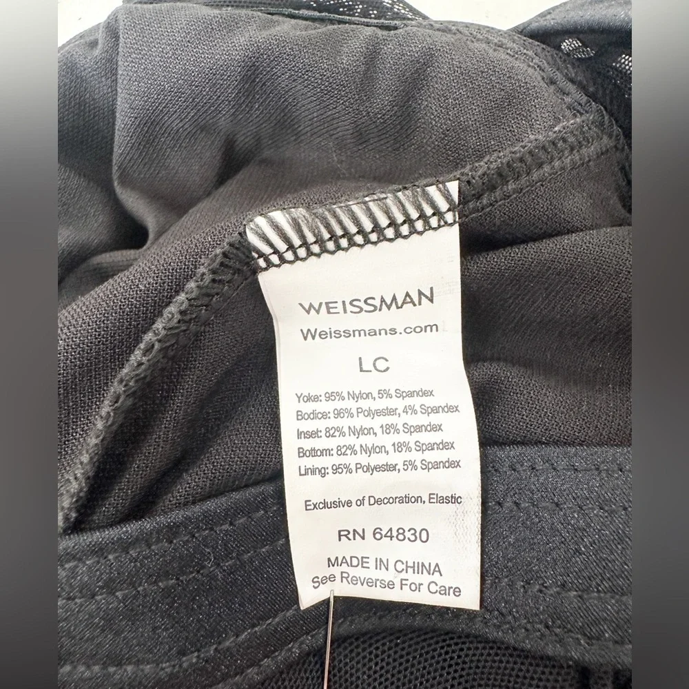 Weissman One Piece Skating & Dance-Black/Blue/Gold Sequins -Sleeveless- Size 7/8 - Picture 5 of 8